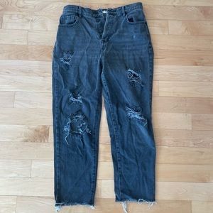 PacSun Gray High Rise Straight Women’s Jeans